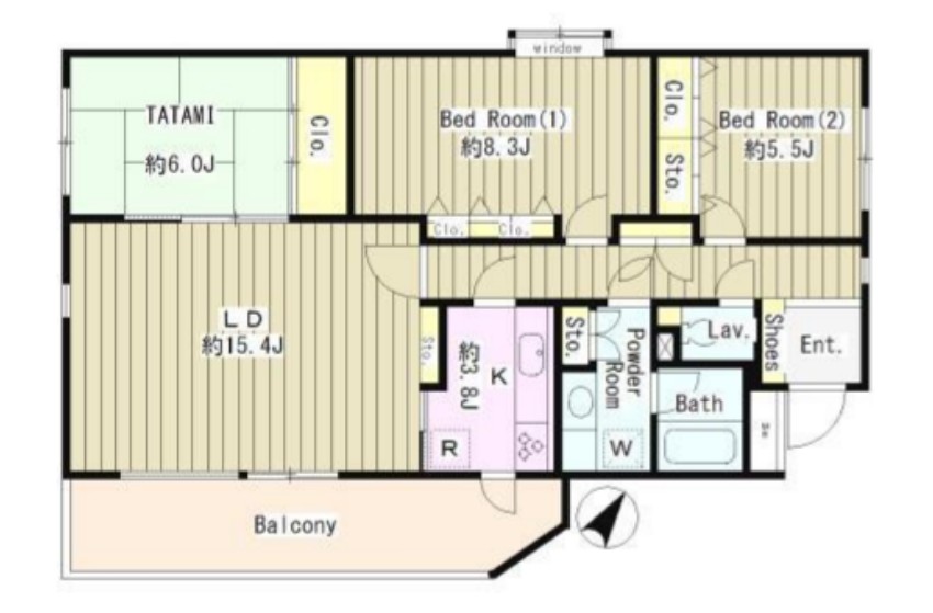 グリーンヒル石神井公園の間取り
