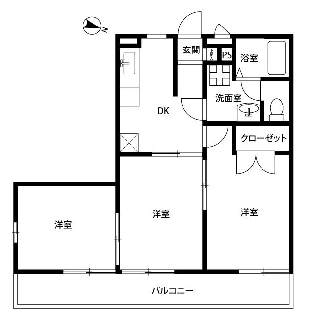 アンプルールブワレジェンドの間取り