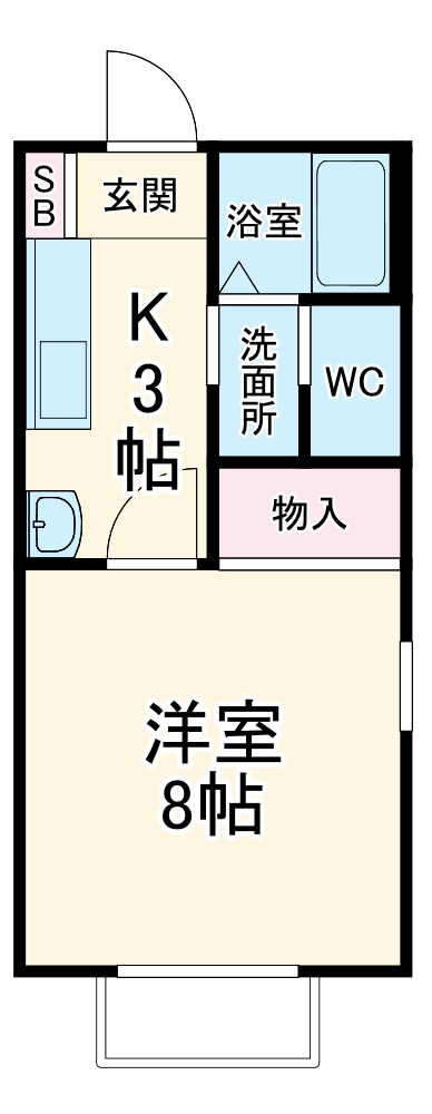パークハイツ伊藤の間取り
