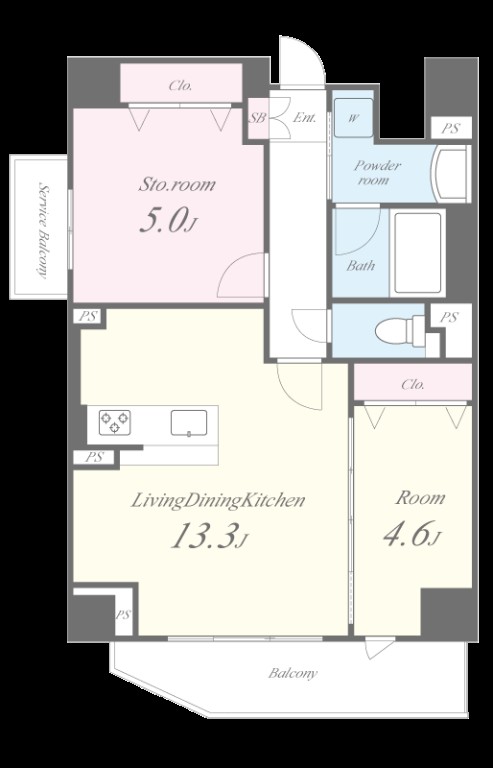 フォレスタ櫻の間取り