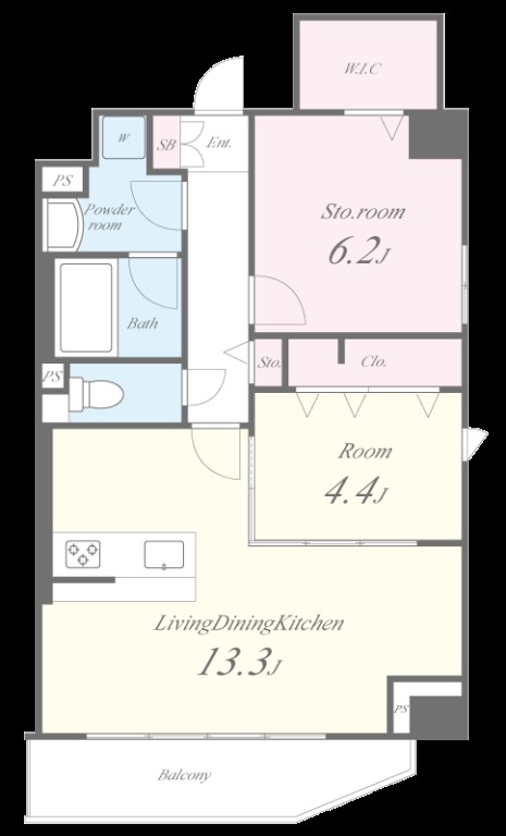 フォレスタ櫻の間取り