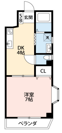 桜ハイツの間取り
