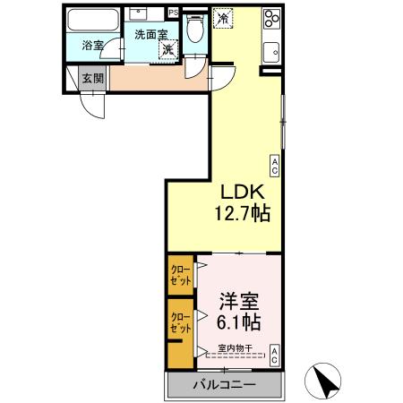 D-PRECIOUS立川高松町の間取り