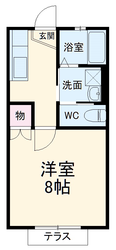 ドミールFUKAGAWAの間取り