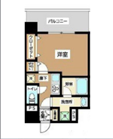 JU TOWER FRONT 北斎Stの間取り