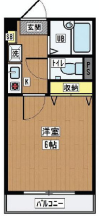 Mコート千歳台の間取り