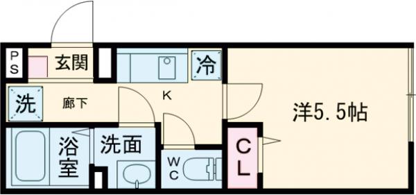 イクシオ江戸川Ⅱの間取り