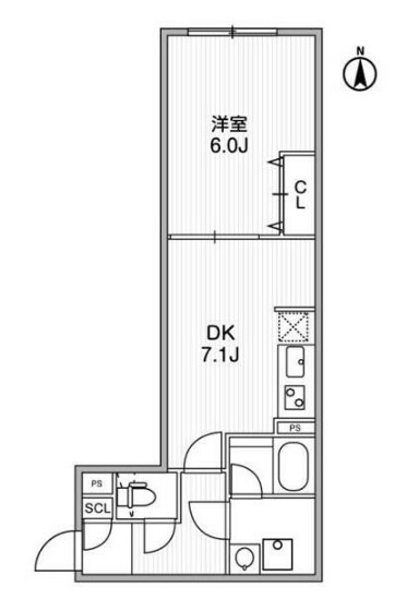 LEGALAND神楽坂の間取り