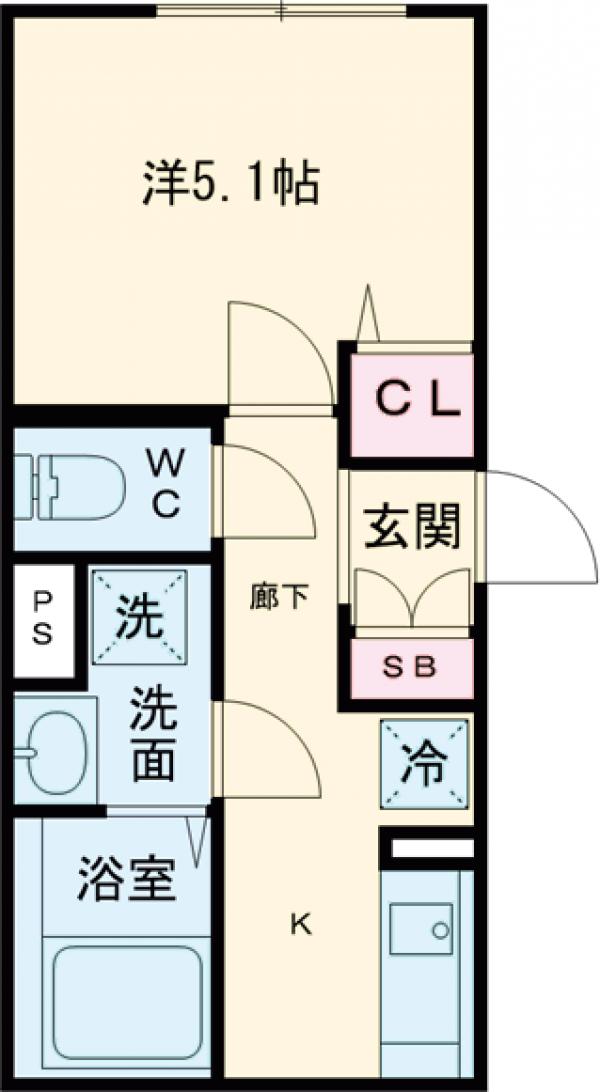 イクシオ江戸川Ⅱの間取り