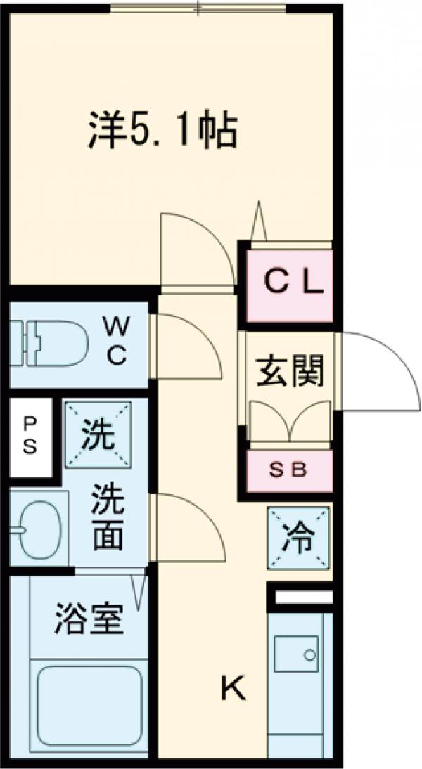 イクシオ江戸川Ⅱの間取り