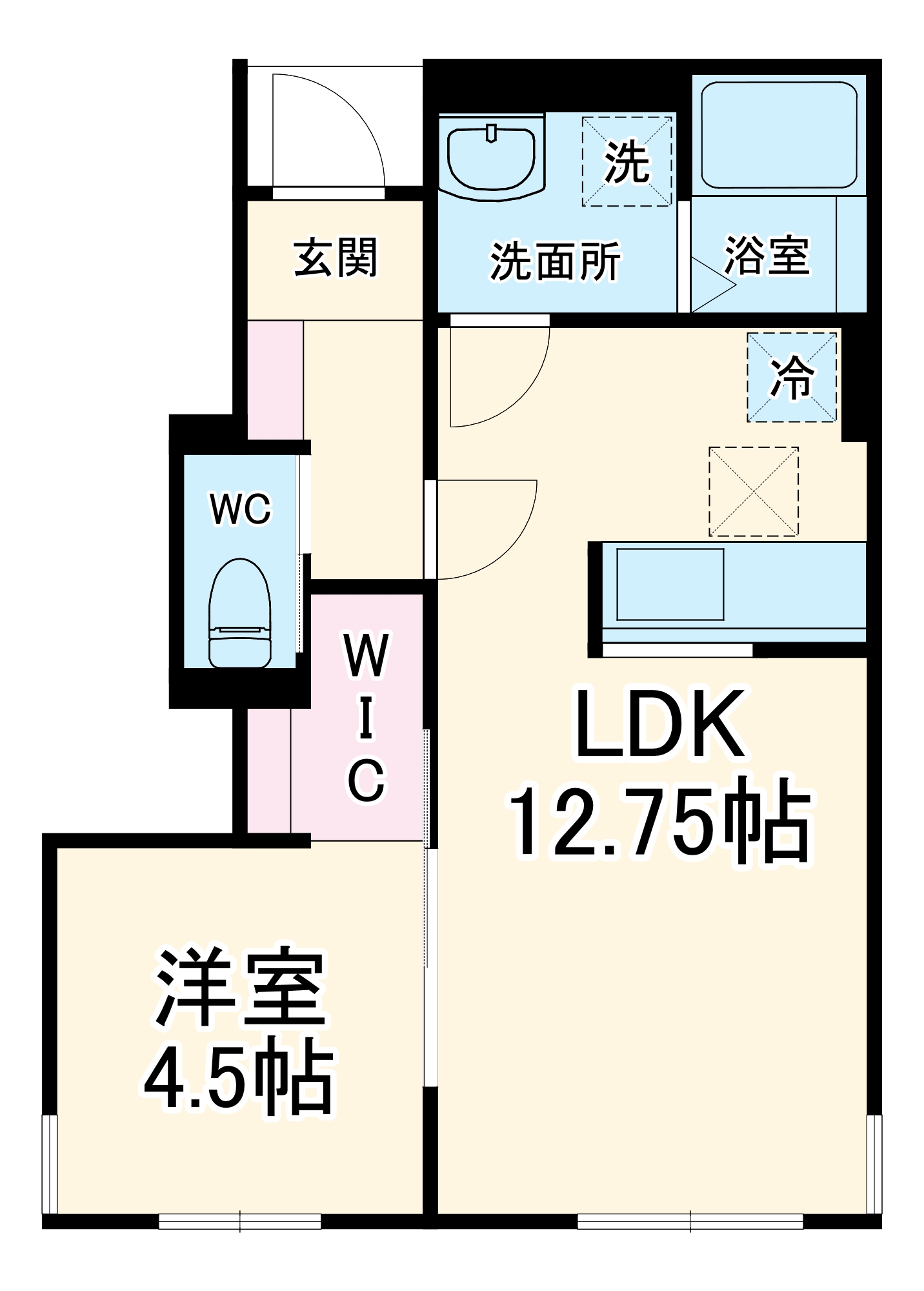リーブルファイン源兵衛町の間取り