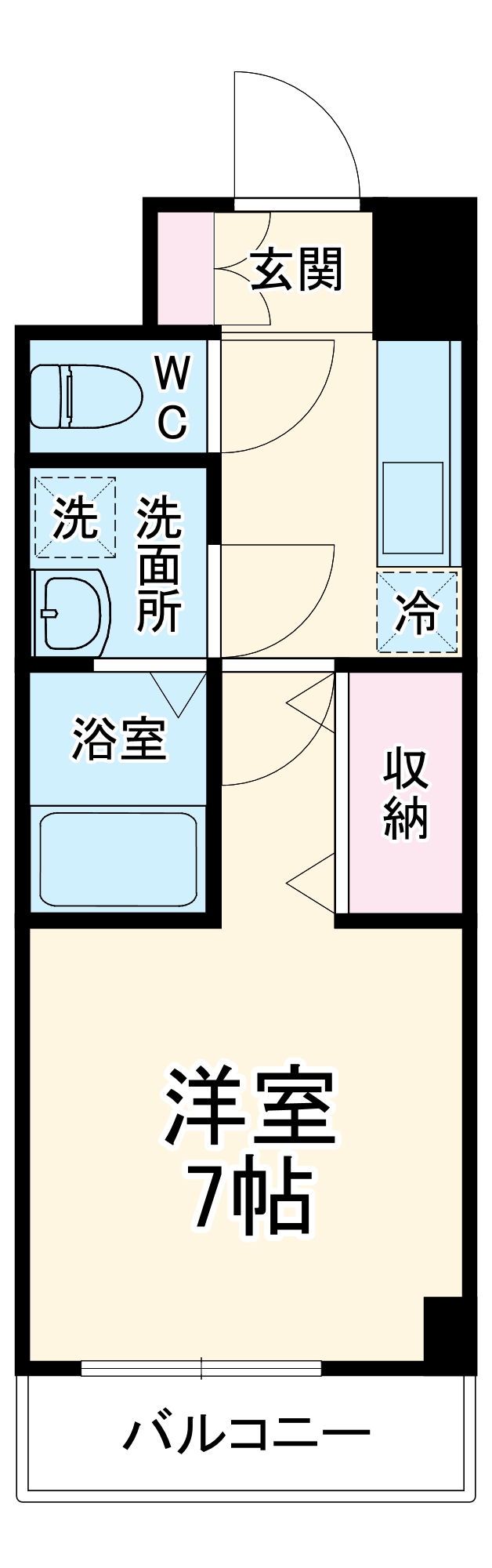 シック朝霞の間取り