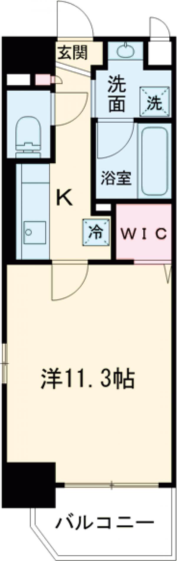 メグリオ住吉の間取り