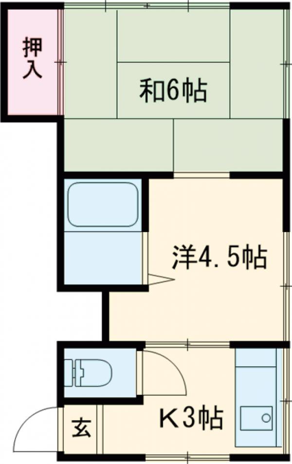 ナンブハイム3の間取り
