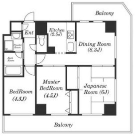 クリオ相武台弐番館の間取り