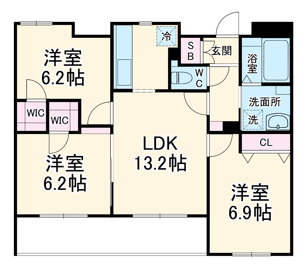 リベラエレンシアの間取り