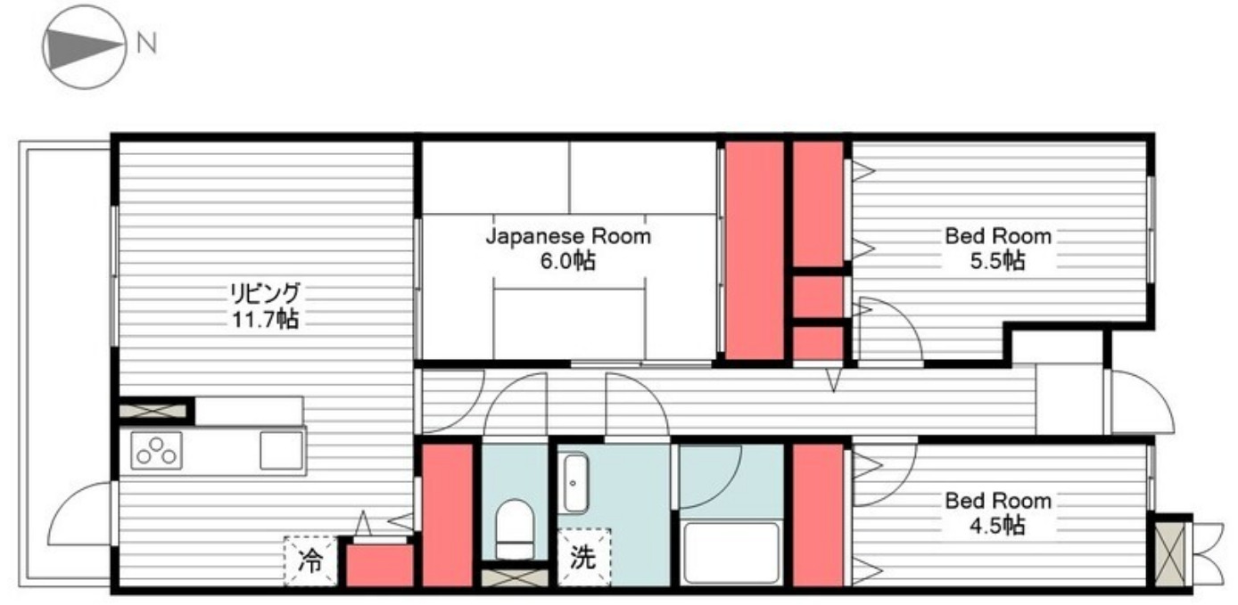 セレソ千歳船橋の間取り