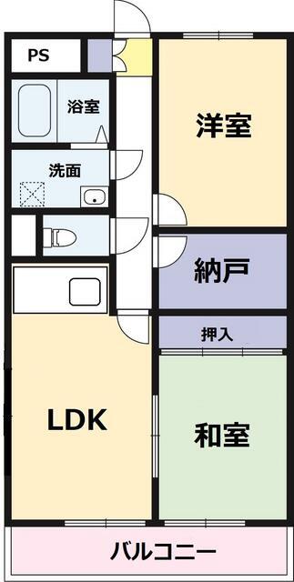 フジハイツ平和台の間取り