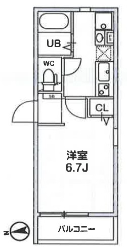 T's Cuore馬込Ⅰの間取り
