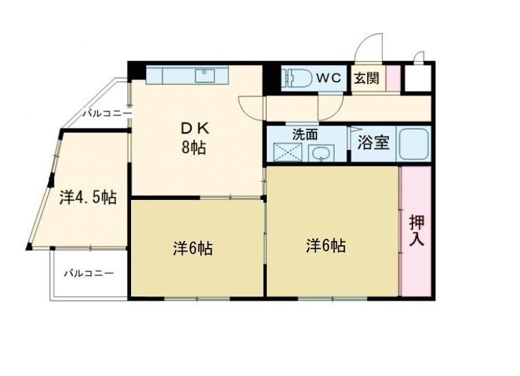 シェモア19の間取り