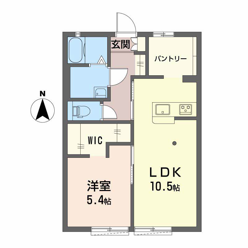 ブラセール加茂の間取り