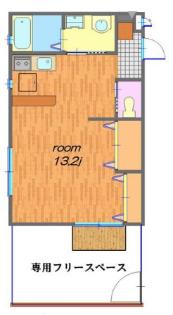 矢野口の完工年月(2010年3月)築の賃貸アパートの間取り