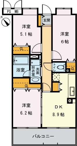 ルシードの間取り