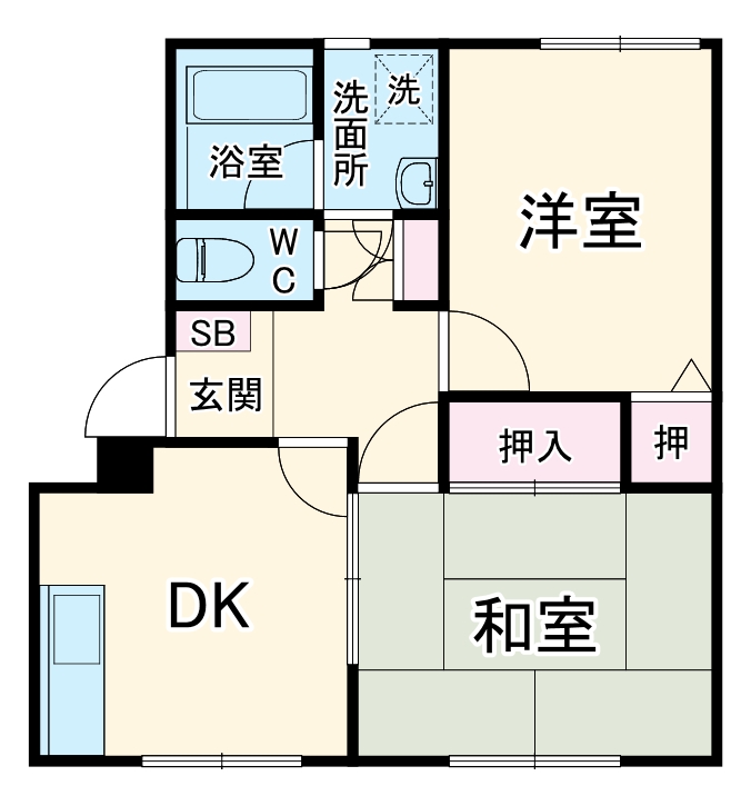 ガーデンハウス元町の間取り