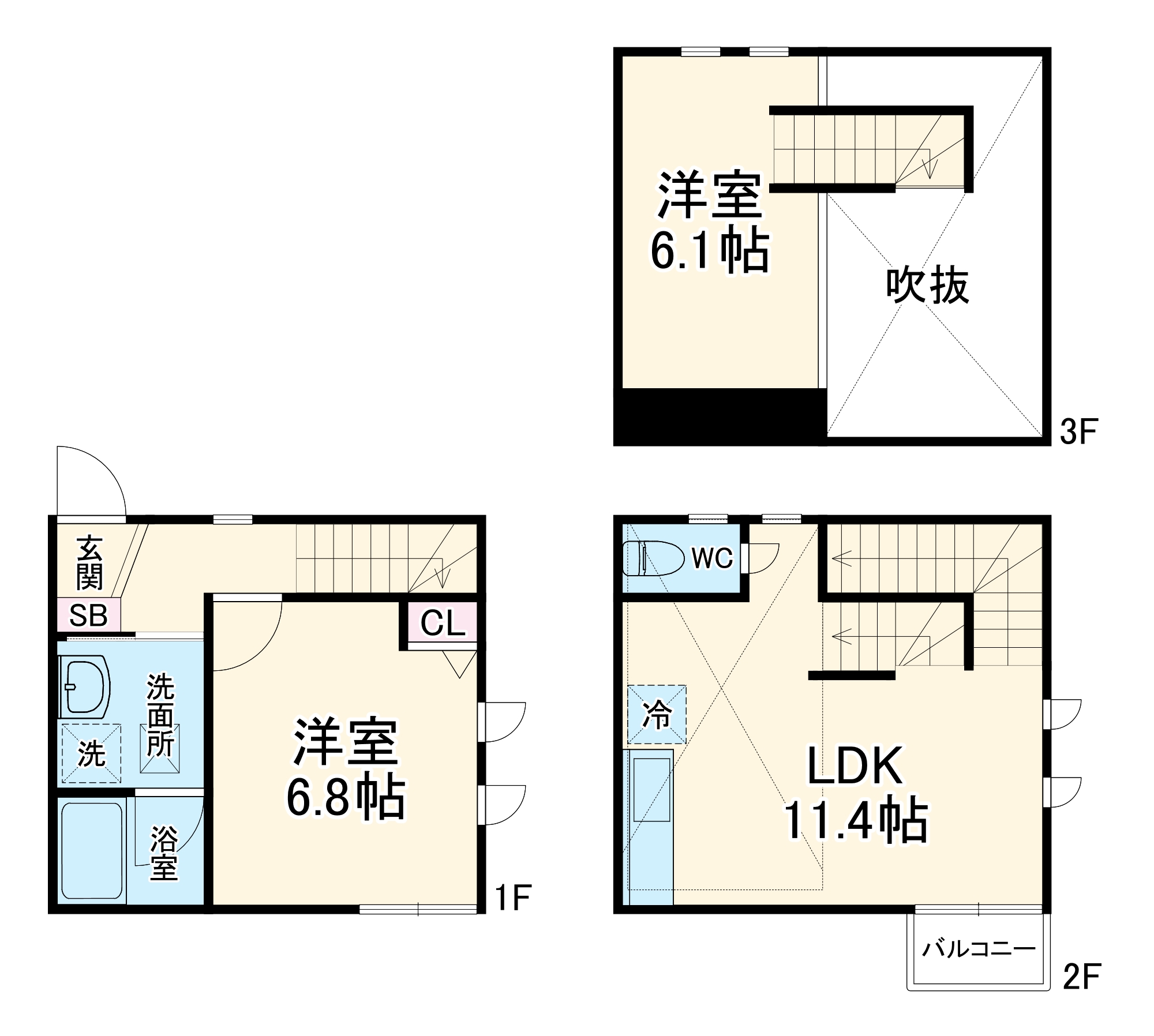 Villetta(ヴィレッタ)の間取り