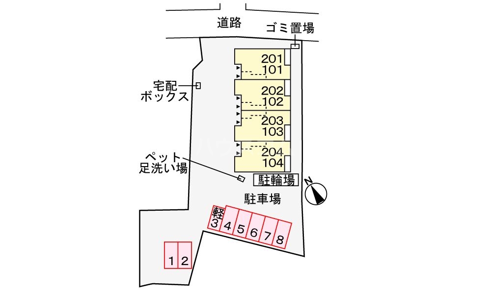 16/22 駐車場