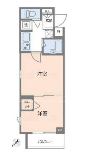 パレ・ホームズ東雪谷の間取り