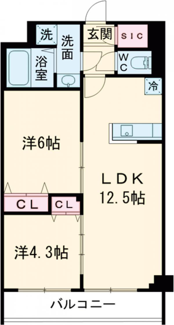 ザ・グラヴィティ新宿の間取り