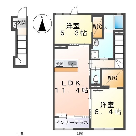 エスポワールAの間取り