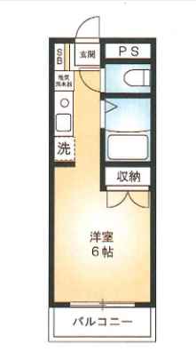 リライアンス八王子Ⅵの間取り