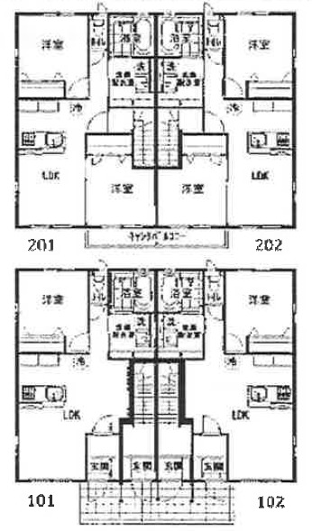 カーサアーバンの間取り