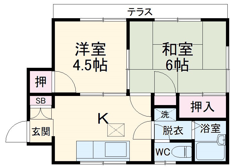 サンハイム石井の間取り