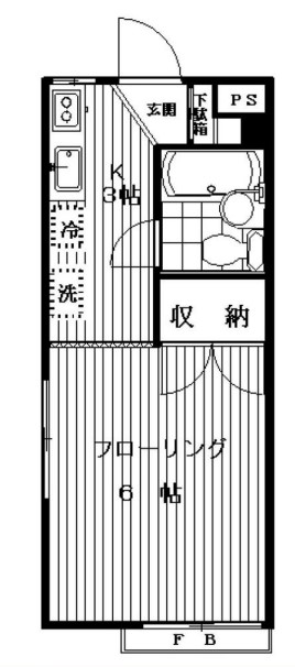 サンハイツ太子堂の間取り