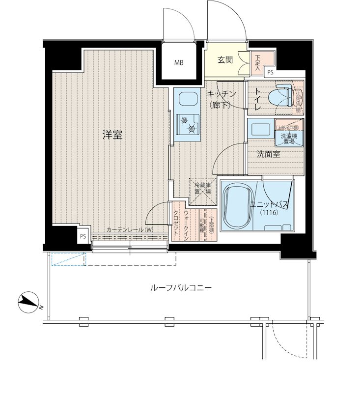 ルーブル中板橋六番館の間取り
