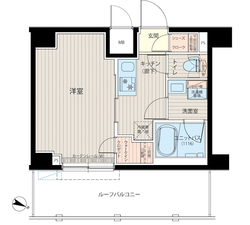 ルーブル中板橋六番館の間取り