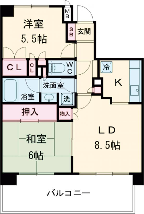 上北沢南パーク・ホームズの間取り