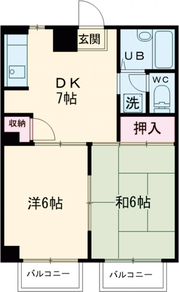 ディアホーム平岡の間取り