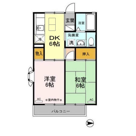 ルードルフィアタウンズ Cの間取り