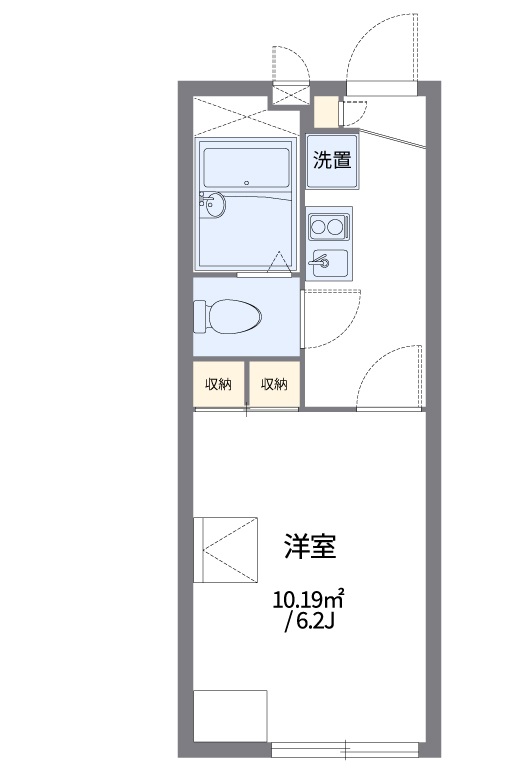 レオパレスTKテリーの間取り