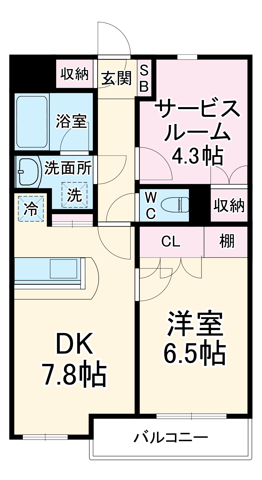 ハイツ浦安の間取り