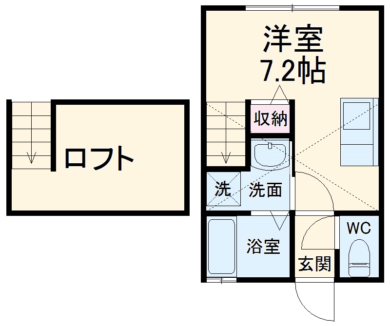 SACRAS MOTOMACHIの間取り