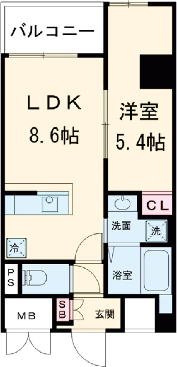シャンボールなごみの間取り