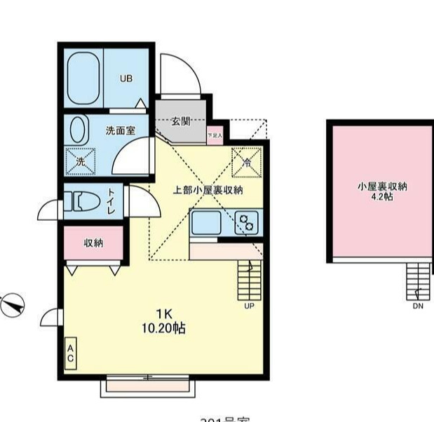 フラットI’zの間取り