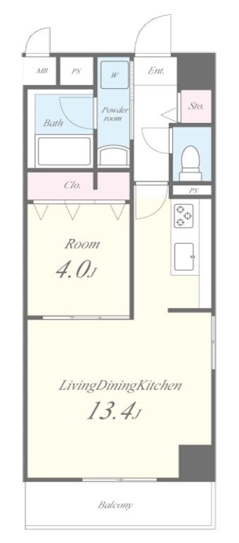 ＢＥＬＡＩＲ川口元郷の間取り