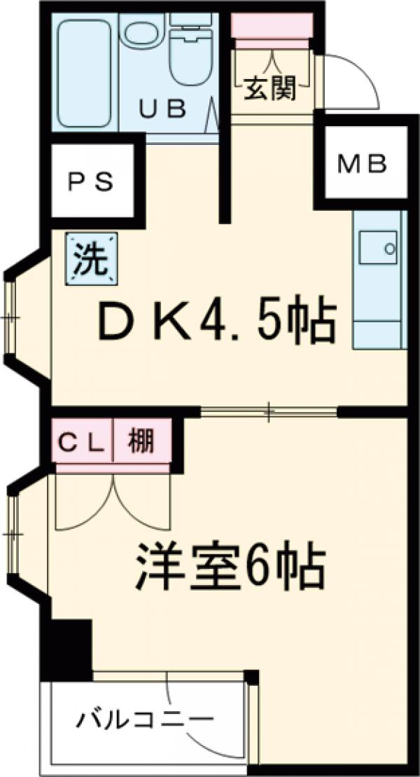 レジデンス坂本の間取り