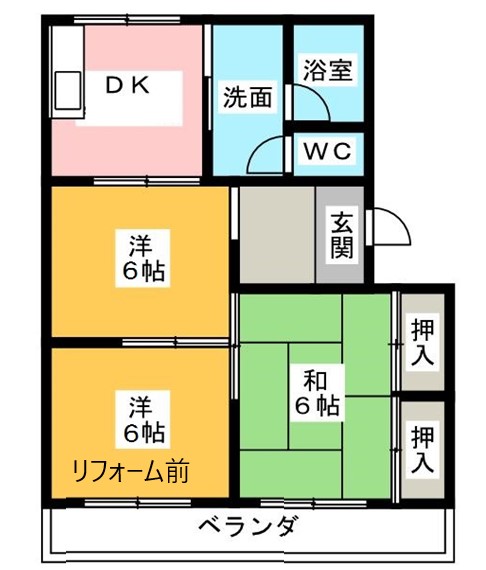 レジデンス榛葉の間取り